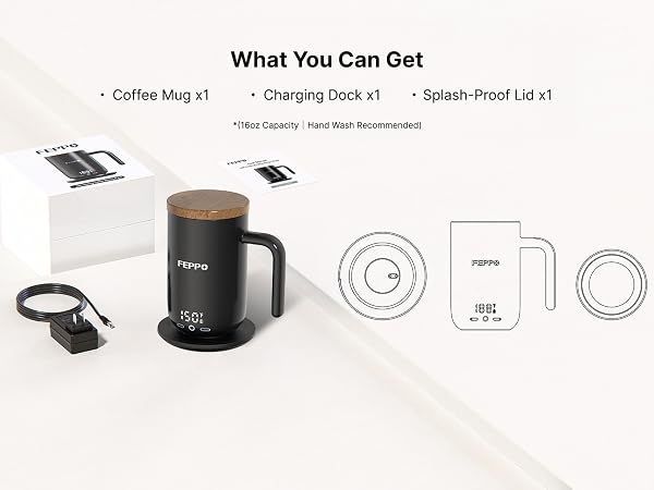coffee mugs, coffee mug warmer, mug warmer, heated coffee mug
