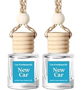 HoogaLife Car Air Freshener Diffuser 2 Pack Hanging Air Freshener - New Car Fragrance Oil Air Dif...