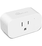 TREATLIFE Smart Plug, 2.4GHz 15 Amp WiFi Smart Outlet with Child Lock and Vacation Mode, Reliable...