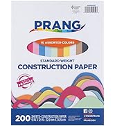 Prang (Formerly Art Street) Standard Weight Construction Paper, 10 Assorted Colors, 9
