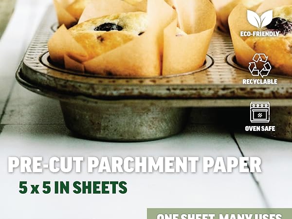 pre cut parchment paper