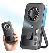 Otlonpe Mini Handheld Misting Fan Portable, Small Powerful Personal Cooling Mister Fan that Blow ...