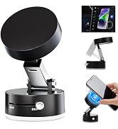 Kanroadi Vacuum Magnetic Suction Phone Holder, 2025 New Magnetic Suction Phone Mount, Foldable Po...