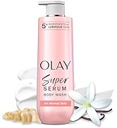 Olay Super Serum Body Wash for Normal Skin, 24hr Long Lasting Rich Hydration, 5+ Ingredient Compl...