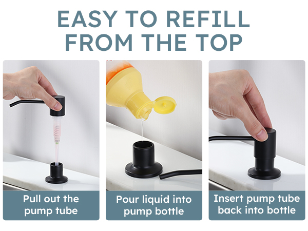 Kitchen Faucet with Soap Dispenser