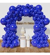 KAWKALSH Blue Balloon Arch Kit 111Pcs 18 12 5 Inch Latex Party Balloons Garland for Birthday Baby...