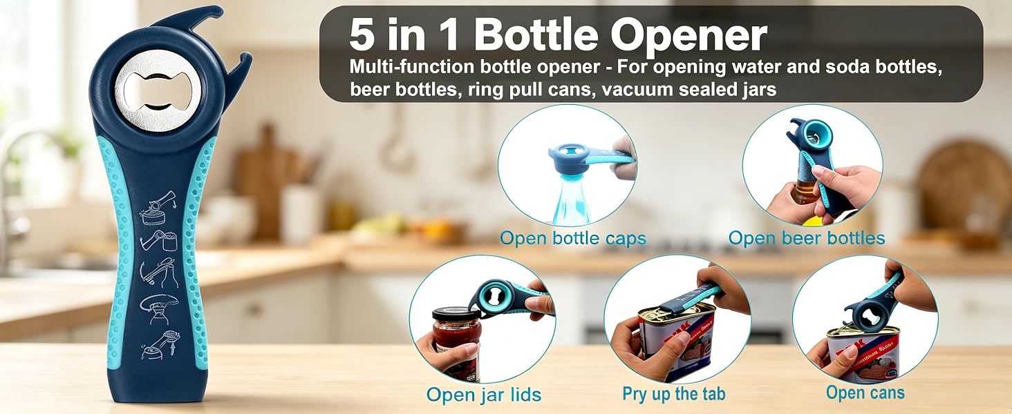 5 IN 1 bottle opener