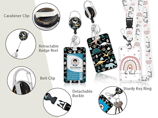 Badge Holder with Lanyard