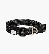 BuddyArmor All-Weather Dog Collar Reflective Adjustable Soft Nylon Anti-Lost Collar Breat...