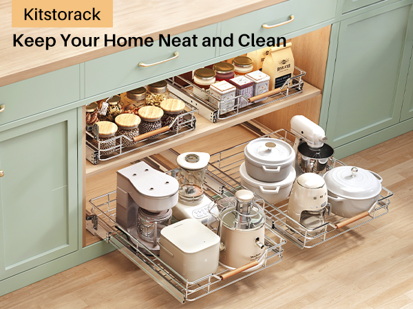 cabinet pull out organizer