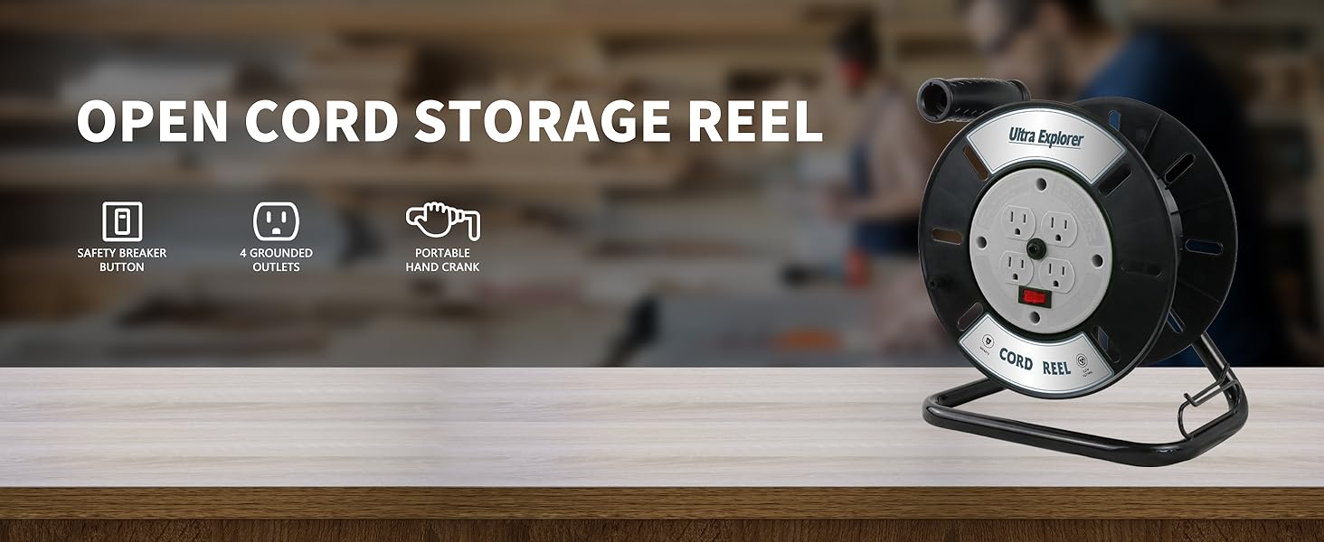 cord reel 12/3 portable