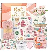 Mom Christmas Gifts Ideas for Women, Best Mom Ever Gifts with Mom Necklace, Birthday Gifts for Bo...