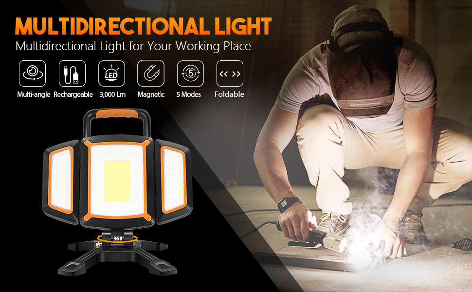 work light rechargeable