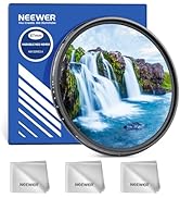 NEEWER 67mm Variable ND Filter ND2-400 (1-9 Stops) with 3X Cleaning Cloth, Adjustable Rotating Va...