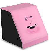 Coin Eating Saving Bank, Face Coin Bank Battery Operated Novelty Monkey Money Saving Box Piggy Ba...