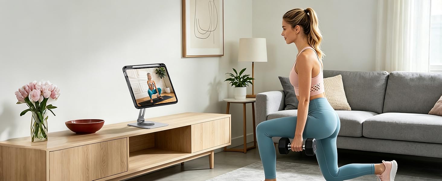 ipad A16 magnetic case convenient to exercise