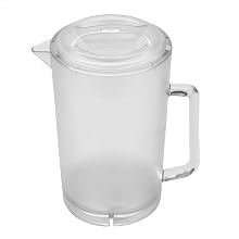 2 quart plastic pitcher with lid