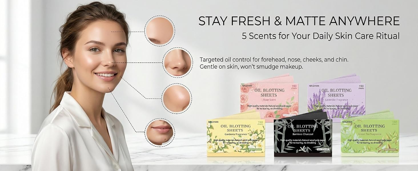 Oil Blotting Sheets for Face