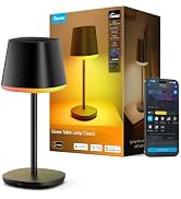 Govee Smart Cordless Table Lamp Classic, RGBIC Rechargeable Table Lamp for Bedroom, Living Room, ...