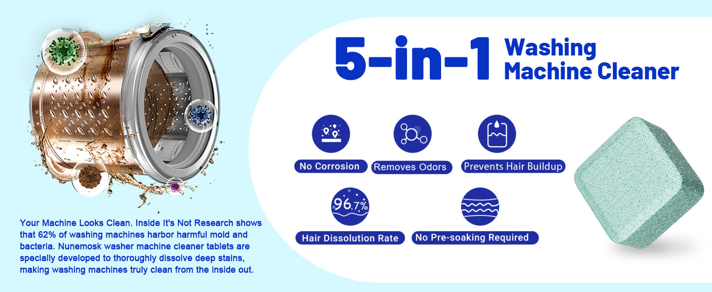 5-in-1 Washing Machine Cleaner