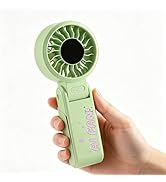 3-in-1 Handheld Fan Rechargeable,Foldable Hand Held Fan with 1-100 Speed Settings & LED Display,P...