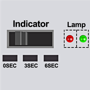 electric drop bolt lock-indicator