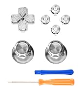 Metal Dpad ABXY Buttons Thumbsticks for PS5 Controller for PS4 Controller
