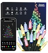 Brizled Smart Christmas Lights, 65ft 198 LED Color Changing Mini Lights, WiFi APP Controlled Xmas...