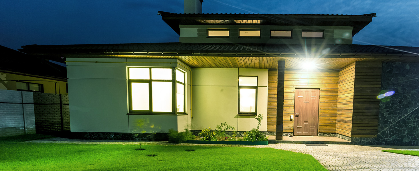 flood lights outdoor motion sensor for house