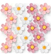 GOOZADA 18Pcs 3 Colors Large Flower Refrigerator Magnets, 1.33in Cute Fridge Magnet, Decorative A...