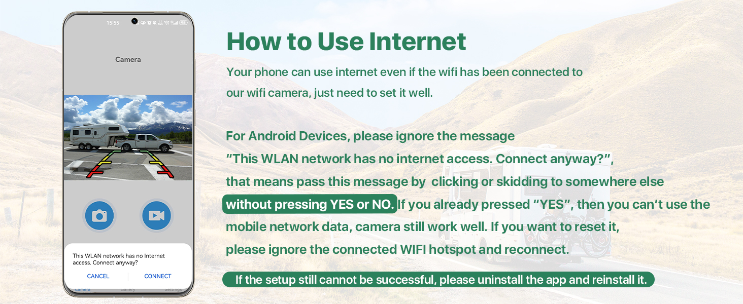 Connect to Internet-Android
