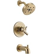 Delta Faucet Trinsic 17 Series Dual-Function Tub and Shower Trim Kit, Shower Faucet, Single-Spray...
