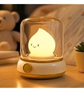 BANDIANCY Night Light for Kids, Ghost Campfire Night Light, Cute Desk Lamp | Rechargeable Lamp, K...