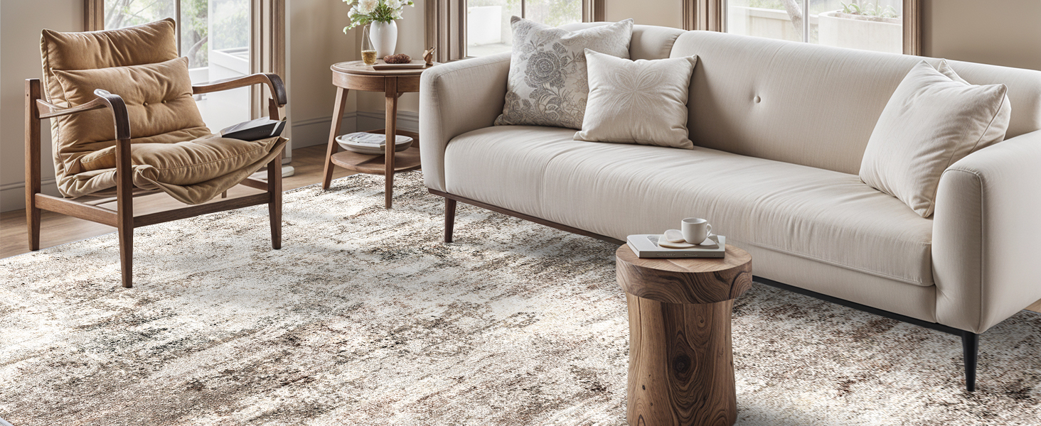 brown area rug