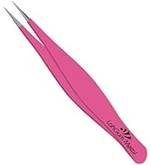 Ultra Fine Sharp Pointed Tweezers Precision, Needle Nose Pointy Tweezers for Ingrown Hair Removal...