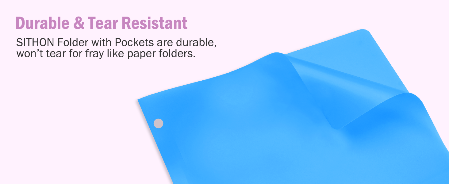 Tear Resistant Folder for 8.5x11 inch Letter Size