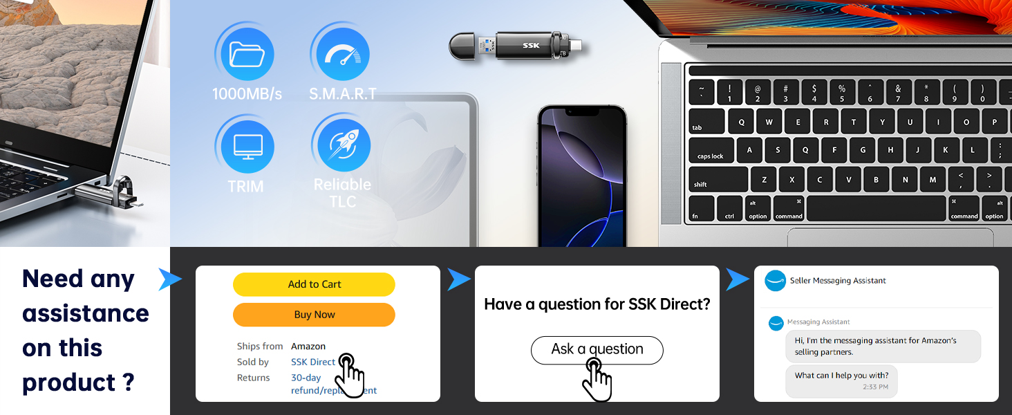 External SSD Flash Drive