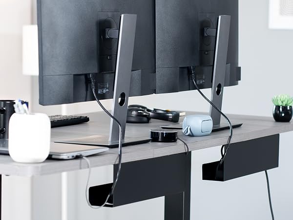 under desk cable management trays