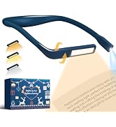 Book Light For Reading In Bed Neck Light Rechargeable Lamp For Reading Camping Working, Mothers D...