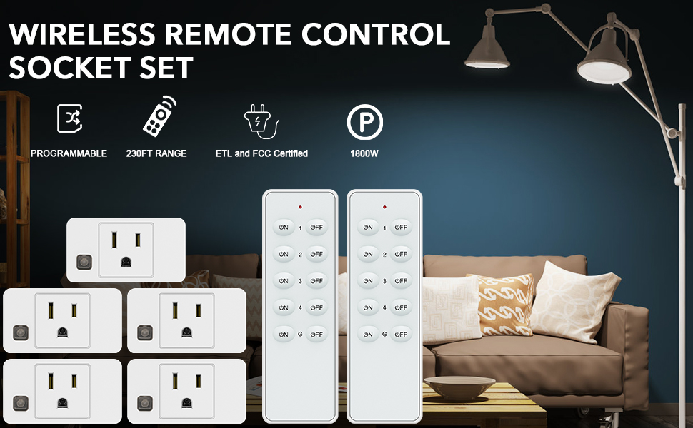 Remote Control Outlet Switch