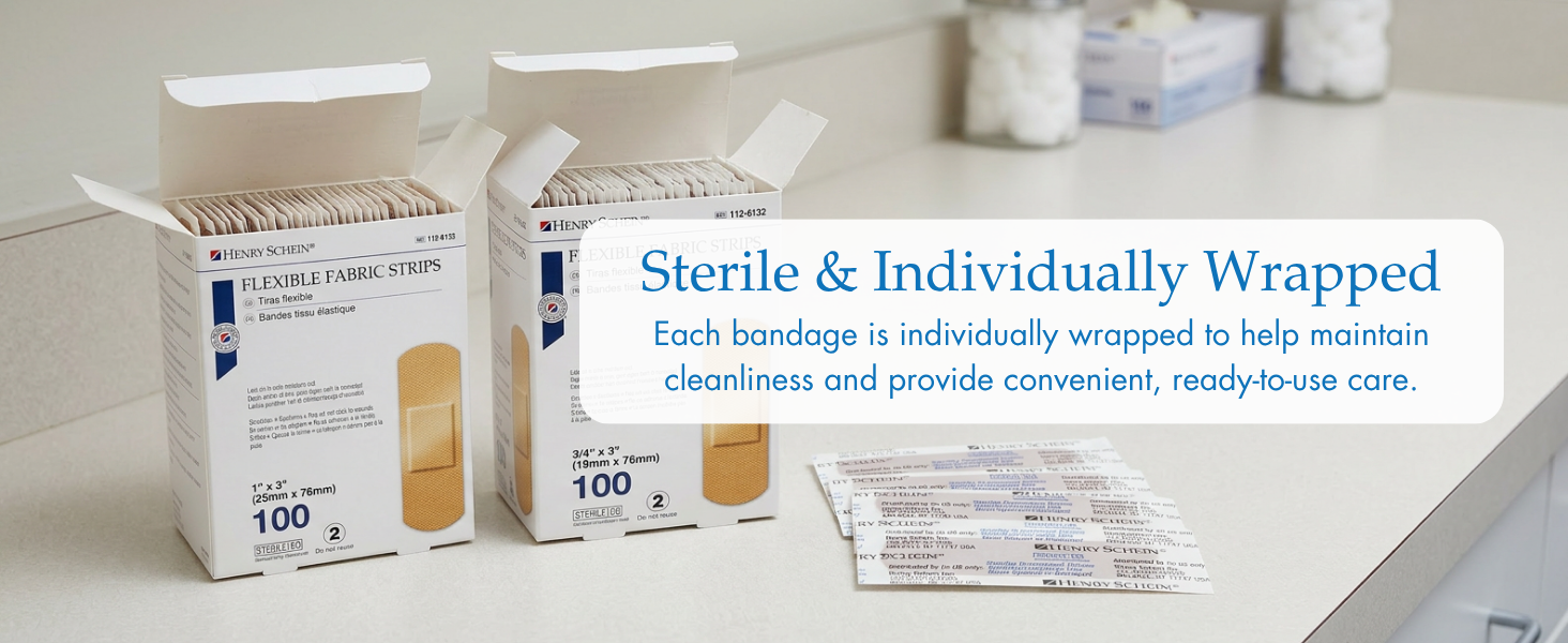 Sterile and individually wrapped