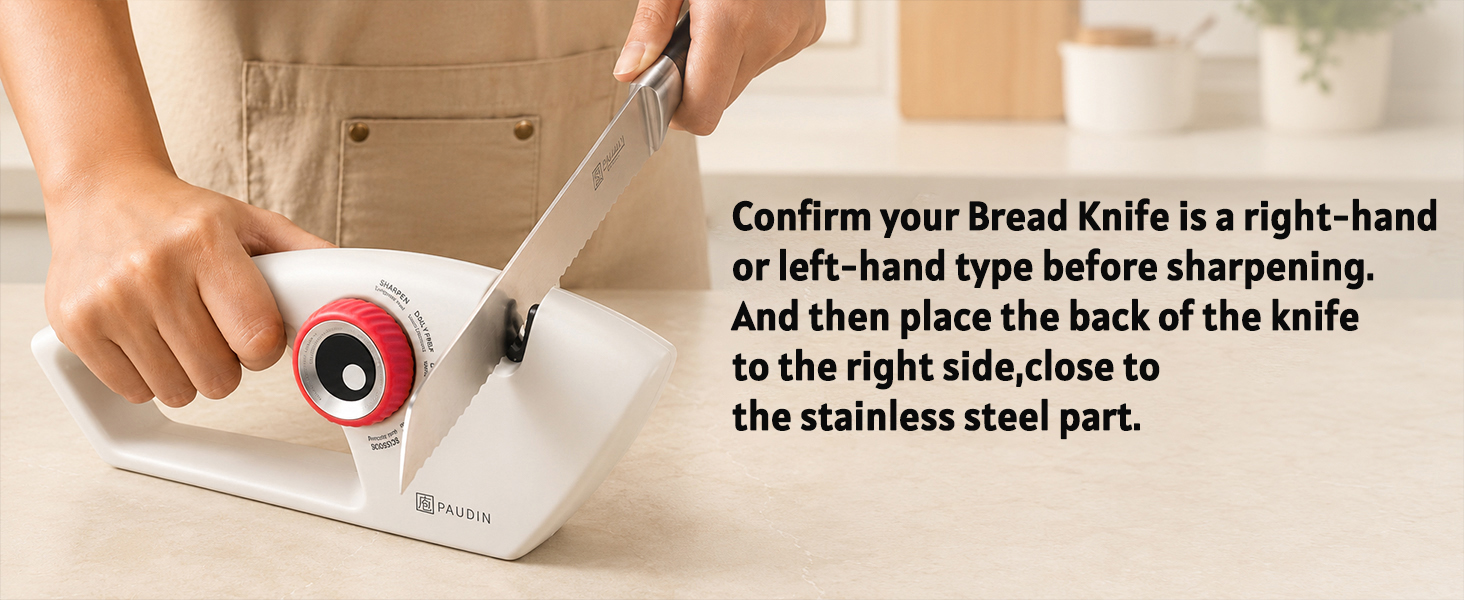 sharpening bread knife