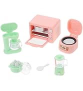 Abaodam Dollhouse Rice Cooker Miniature Oven Mini Kitchen Appliance Rice Cooker Model Accessories...