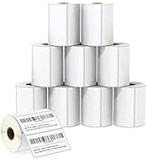BETCKEY - 4" x 2" (102 mm x 51 mm) Barcode Shipping & Multipurpose Labels Compatible with Zebra &...