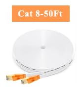 ethernet cable 50 ft flat