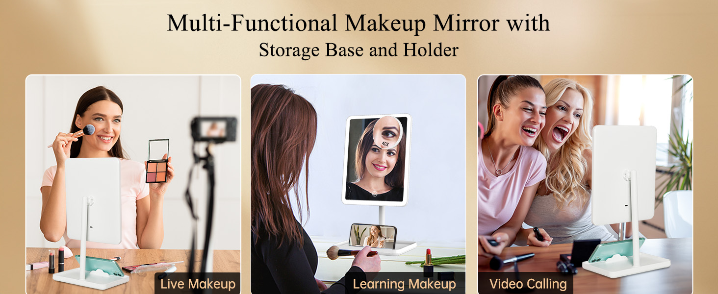 Compact Mirror for Travel, Bathroom, Home, Gifts for Women