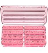 Zoksi Monthly Pill Organizer 1 Time a Day, 30 Day Pill Box Organizer Once a Day, One Month Large ...