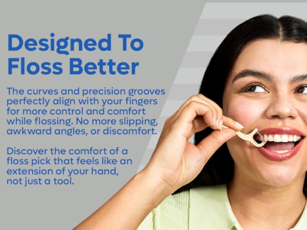All natural dental floss picks made from gluten free straw wheat.