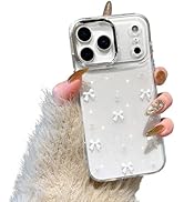 EYZUTAK Case for iPhone 17 Pro Max, Bling Glitter 3D Bowknot Phone Case Cute Sparkly Crystal Clea...