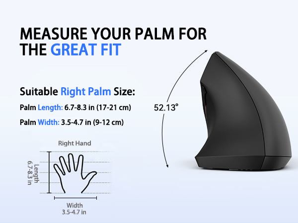 ERGONOMIC MOUSE FOR RIGHT HAND